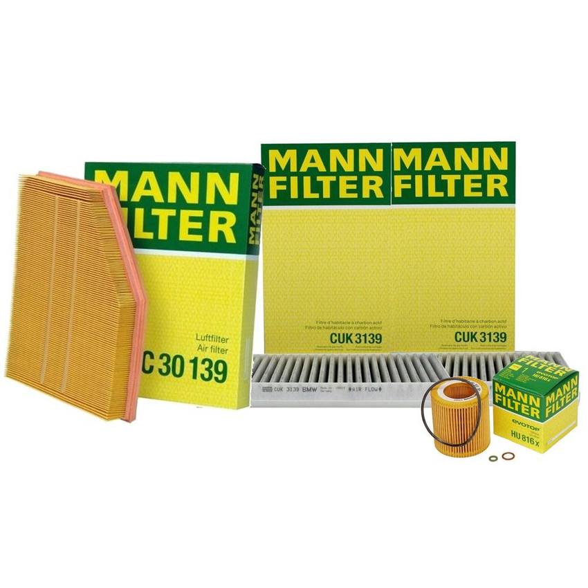 BMW Filter Service Kit 64319171858 - MANN-FILTER 3725024KIT